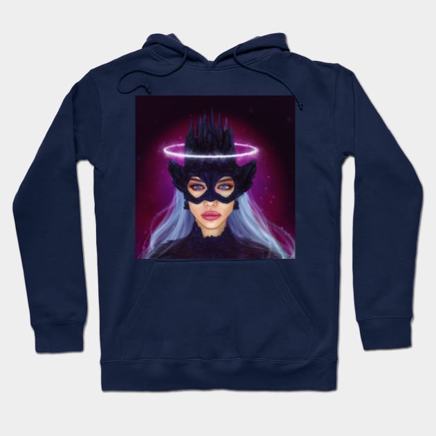 Raven Queen Hoodie by Purplehate